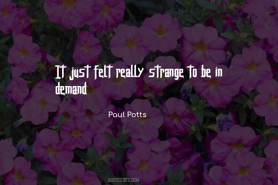 Quotes About Potts #1457389