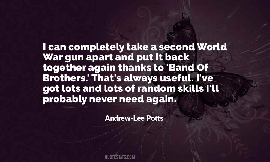 Quotes About Potts #1654863