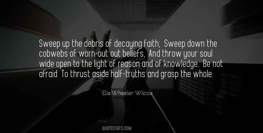 Quotes About Cobwebs #367745