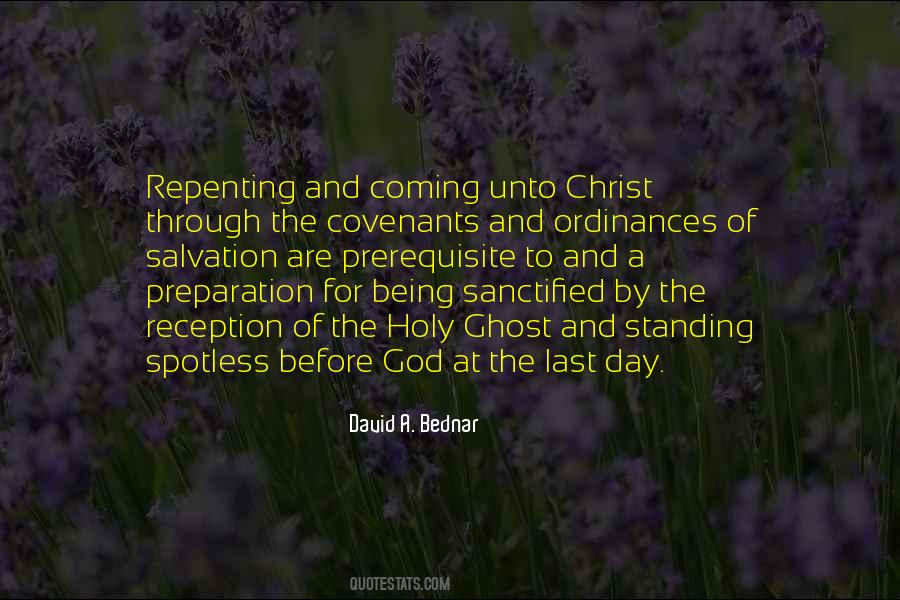 Quotes About Being Sanctified #132194