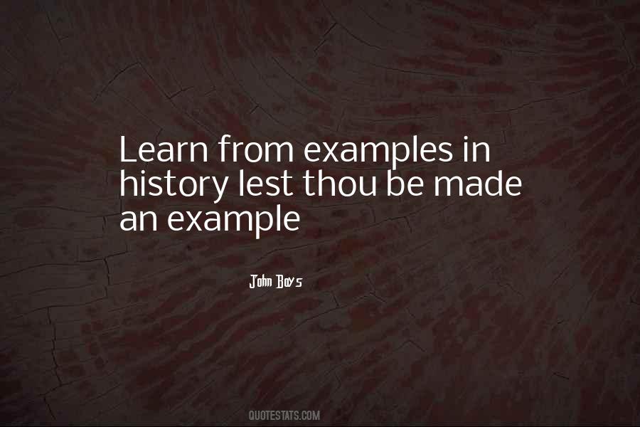 Quotes About Examples #1331767