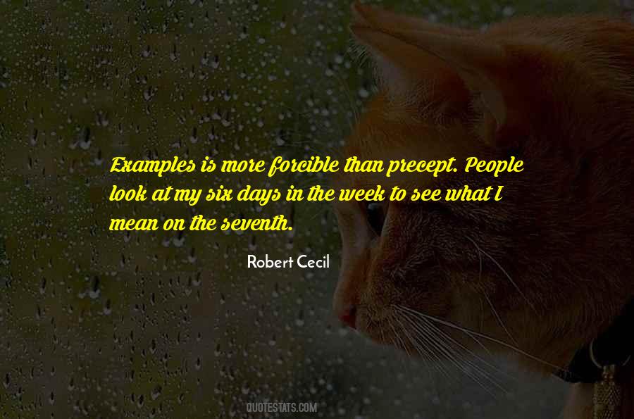 Quotes About Examples #934776