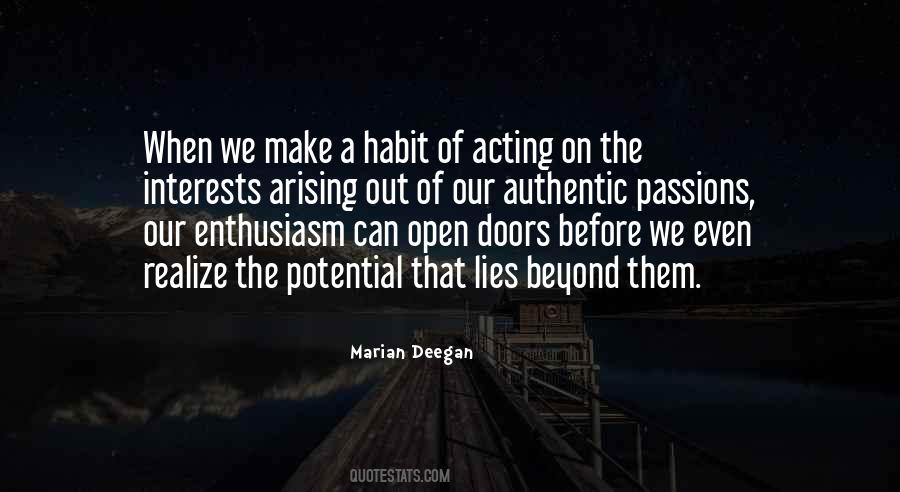 Quotes About Potential Greatness #1731142