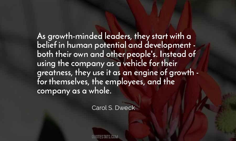 Quotes About Potential Greatness #1743452