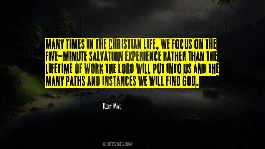 The Work Of God Quotes #34910