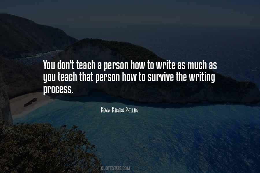 Quotes About Writing Process #1085954