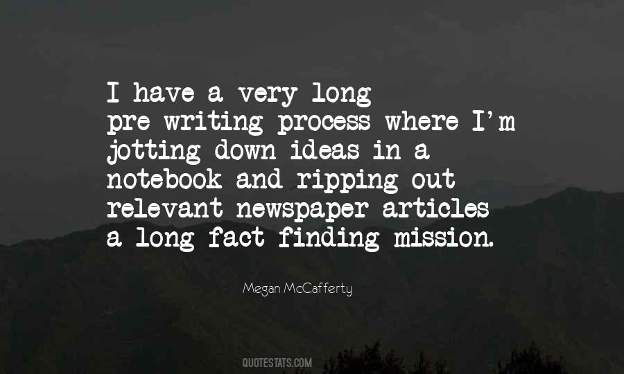 Quotes About Writing Process #1334284