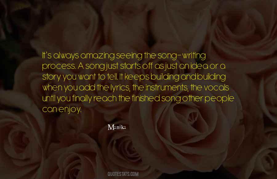 Quotes About Writing Process #1567355