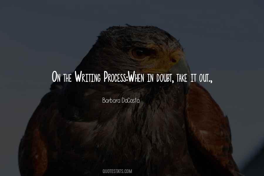 Quotes About Writing Process #1629418