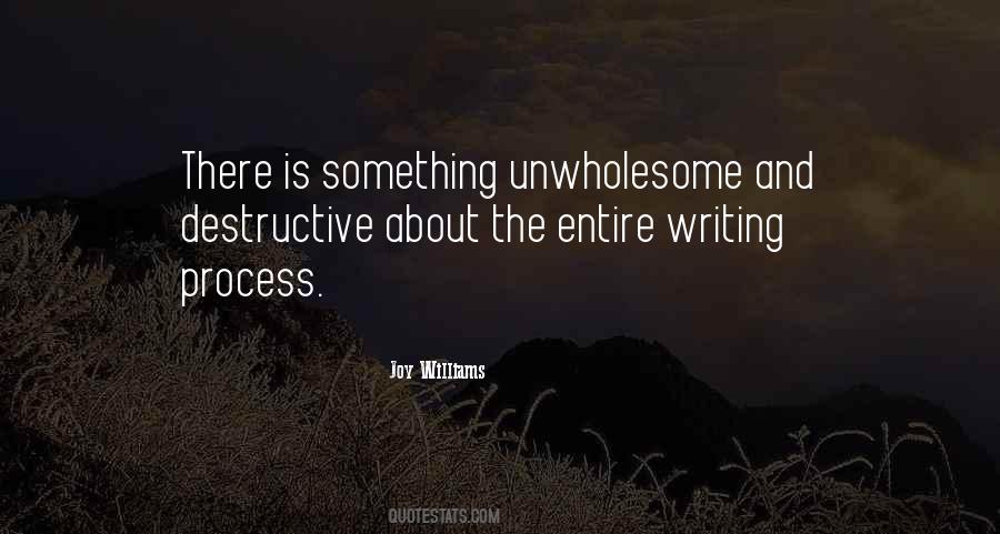 Quotes About Writing Process #317868