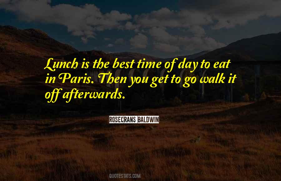 Lunch You Quotes #145408