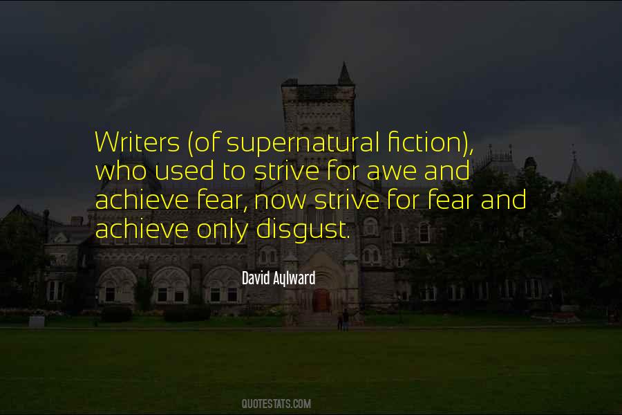 Supernatural Fiction Quotes #1734727