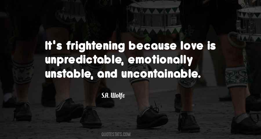 Uncontainable Love Quotes #1140245