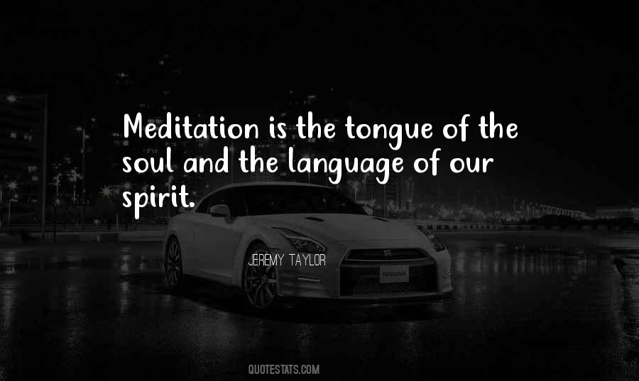 Language Of Soul Quotes #165679