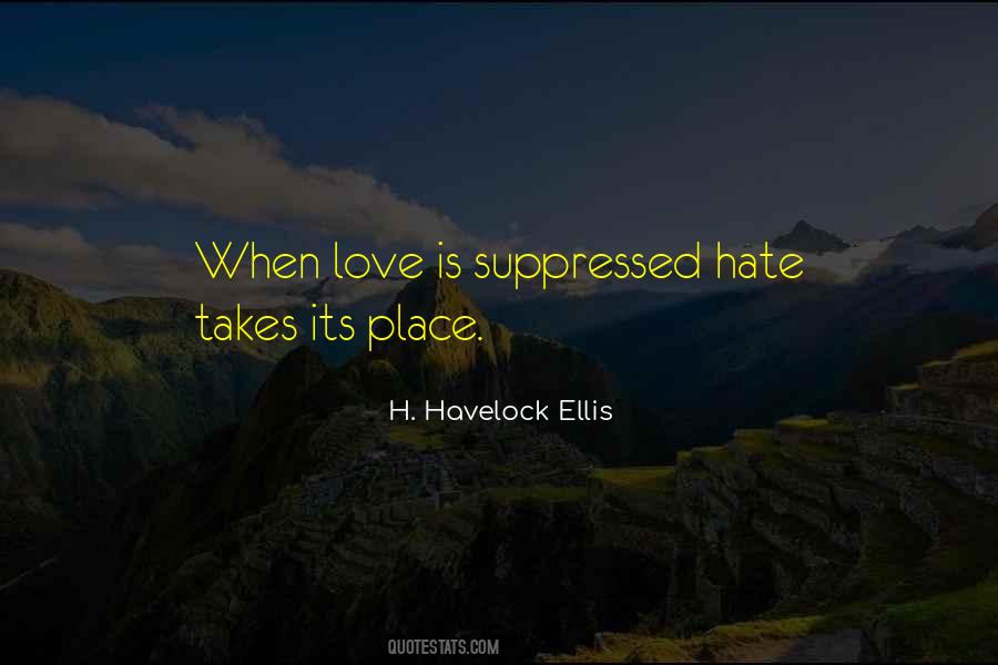 Quotes About Suppressed Love #110549