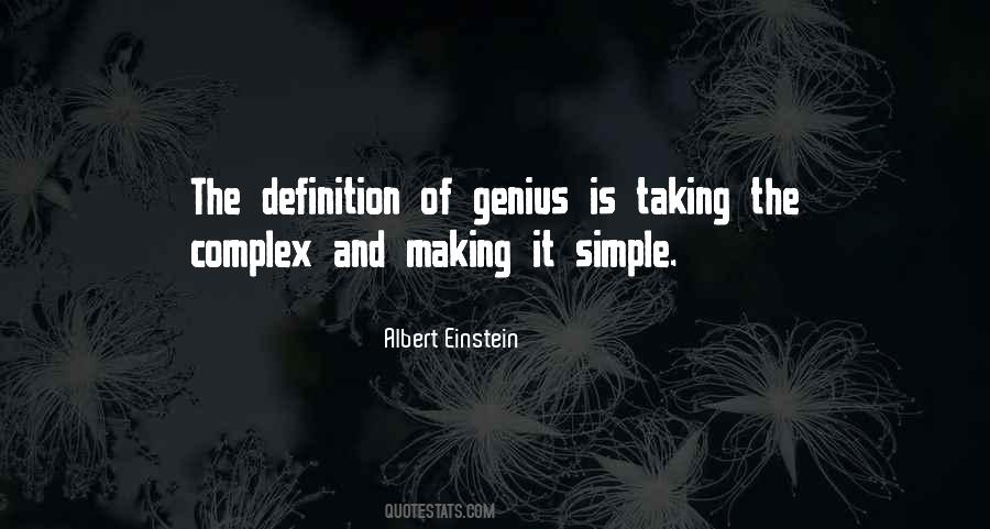 Definition Of Genius Quotes #897774