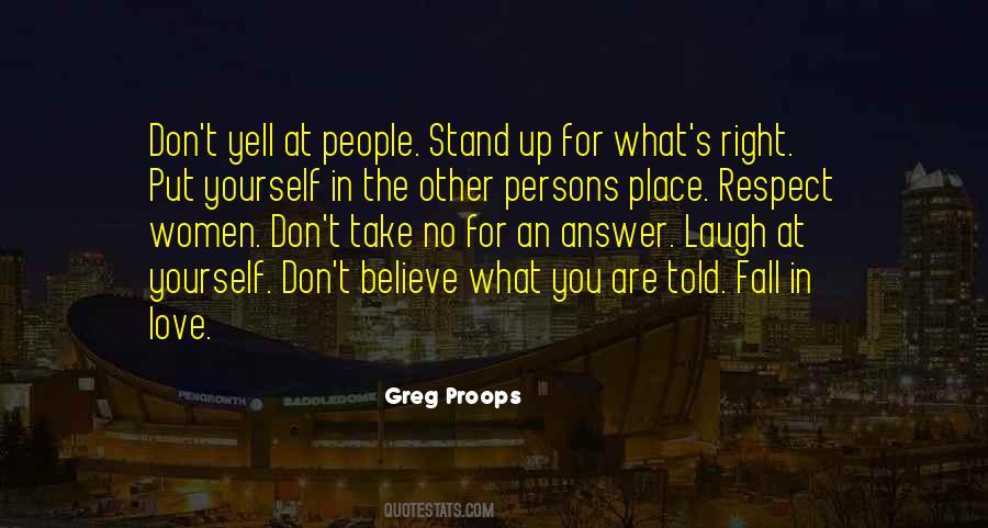 Stand Right Quotes #120466