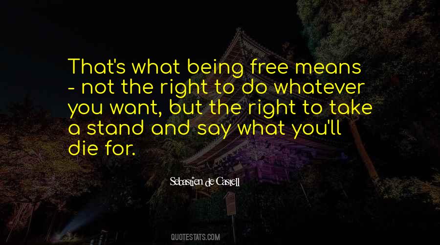 Stand Right Quotes #245618