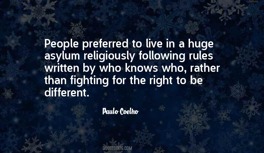 Quotes About Not Following Rules #1563269