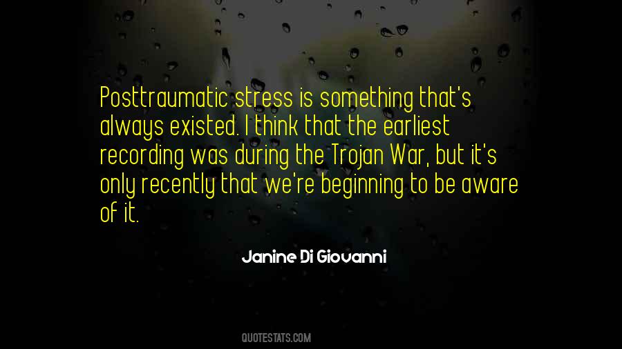 Quotes About Posttraumatic #1615111