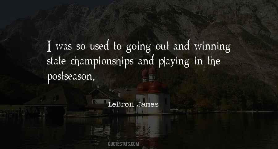 Quotes About Postseason #1091119
