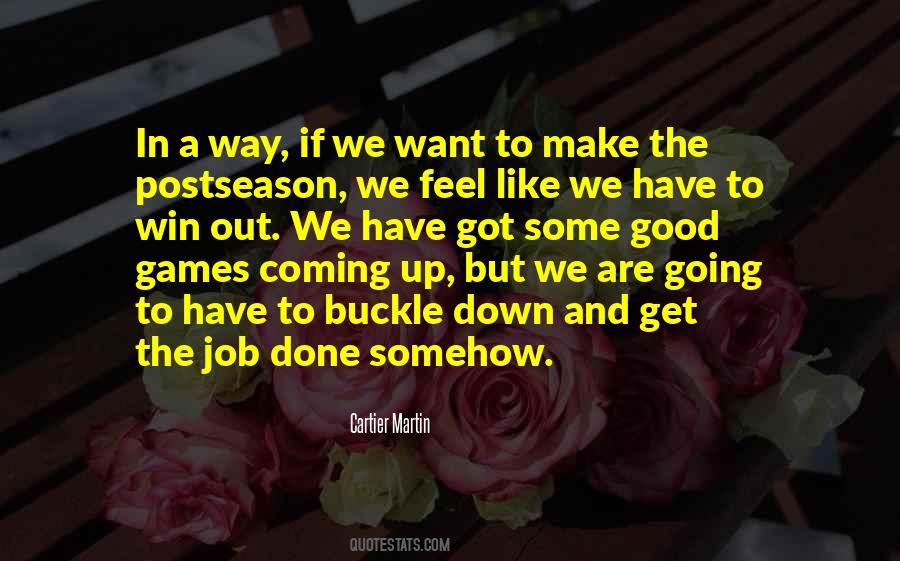 Quotes About Postseason #494884