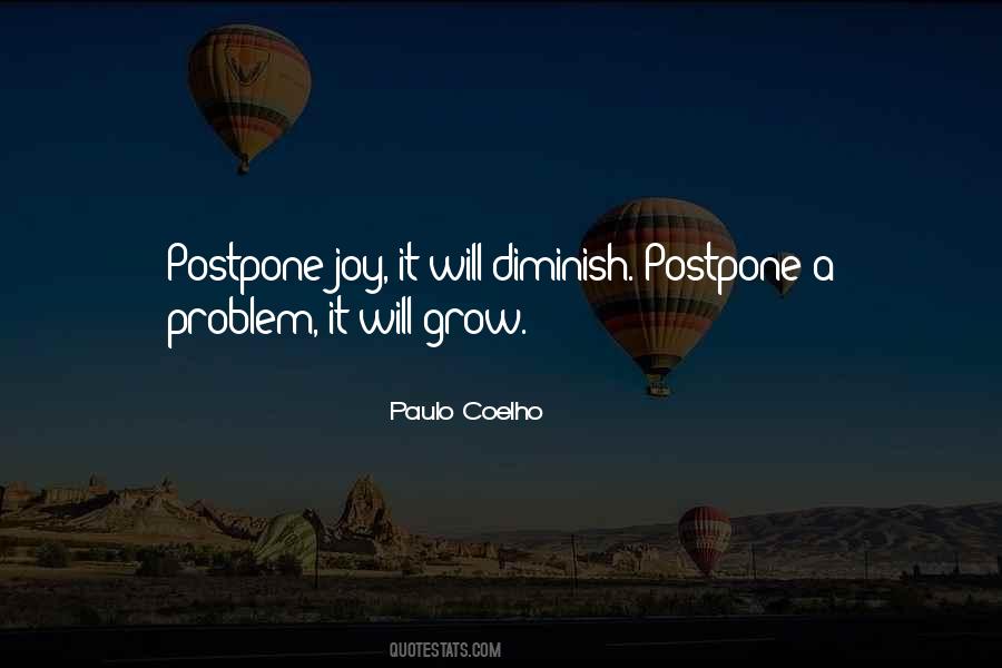 Quotes About Postpone #1418196