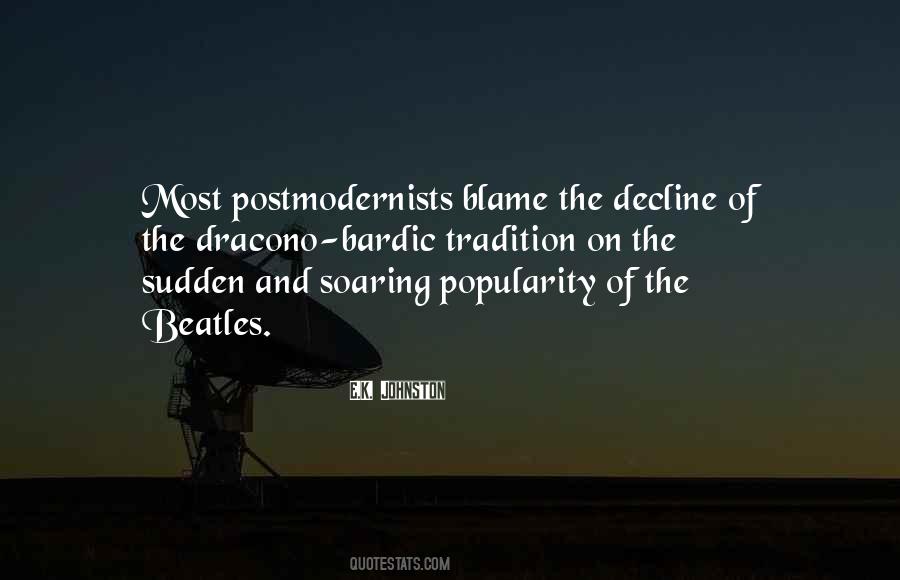 Quotes About Postmodernists #1785087