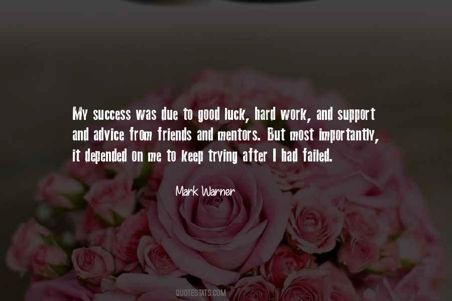 Quotes About Luck Vs Hard Work #155448