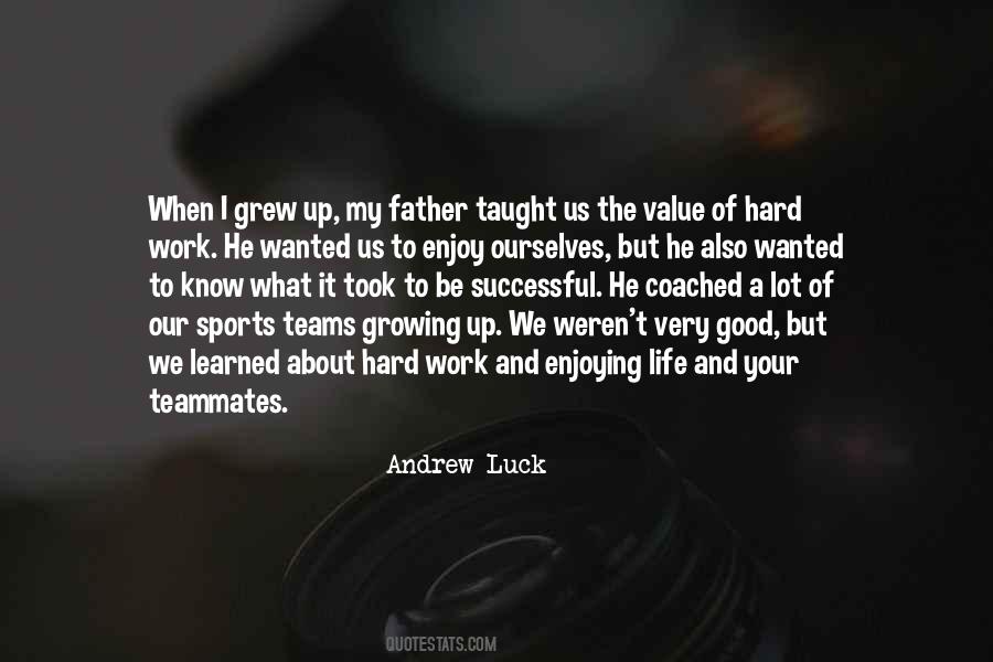 Quotes About Luck Vs Hard Work #518296