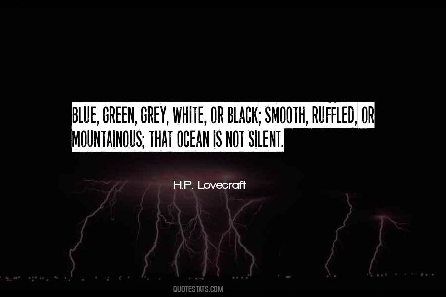 Quotes About Blue Green #537955