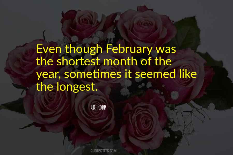 Quotes About Month Of February #1345077