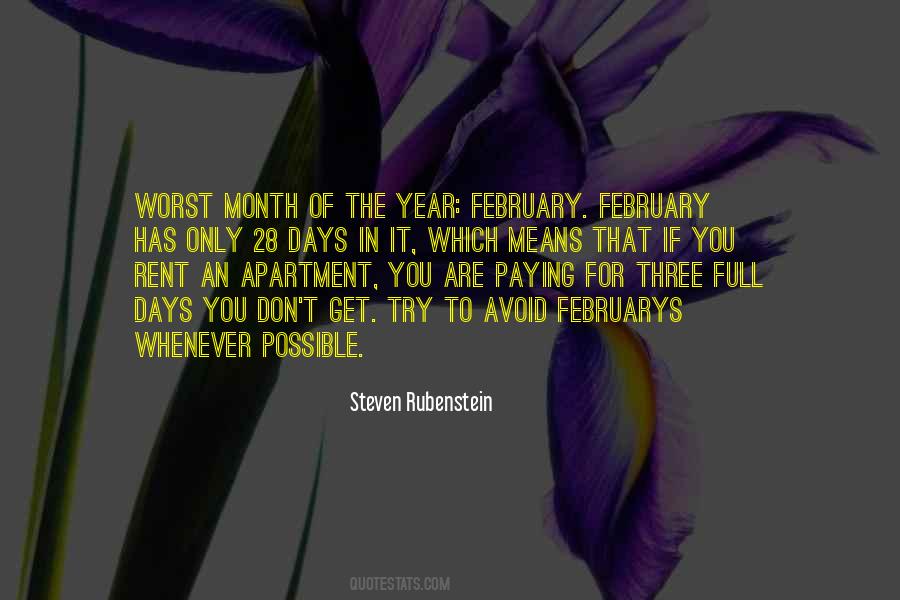 Quotes About Month Of February #744813