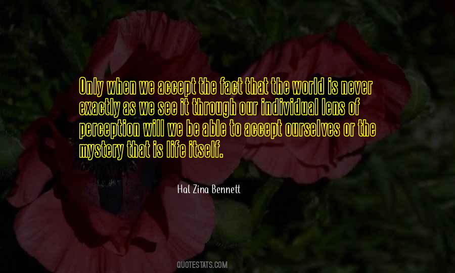 Life Through A Lens Quotes #1261983