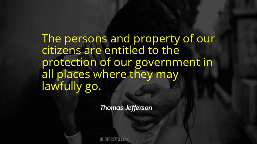 Quotes About Government Protection #1438742