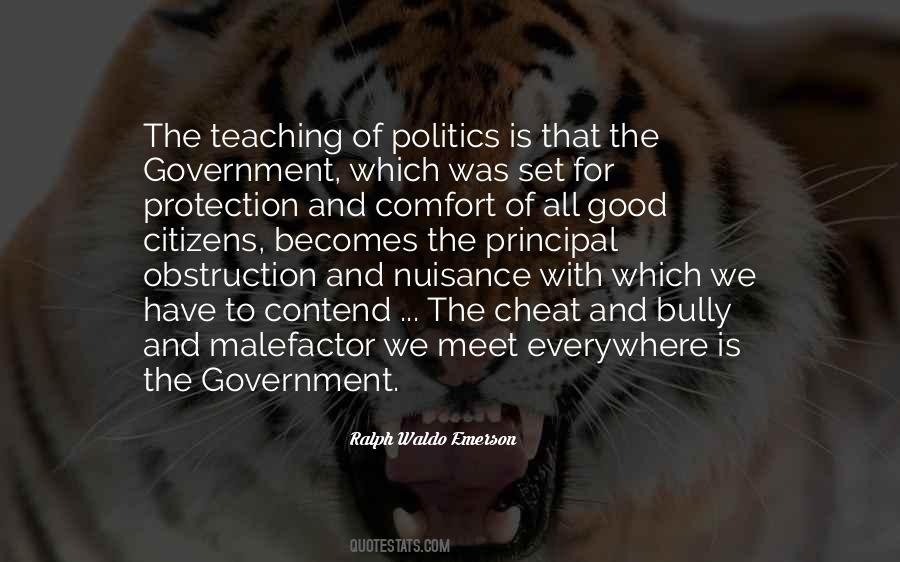 Quotes About Government Protection #1553369