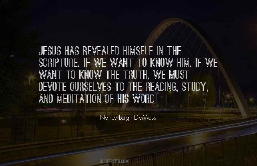 Quotes About Scripture Reading #1056911
