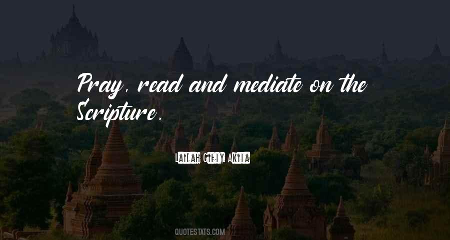 Quotes About Scripture Reading #1124135