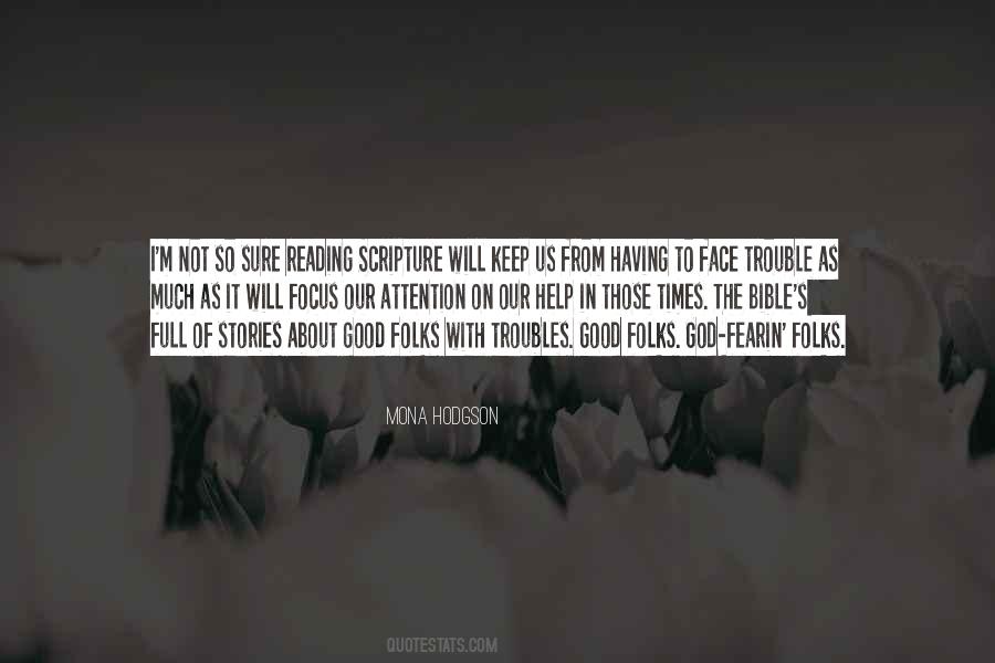 Quotes About Scripture Reading #1431325