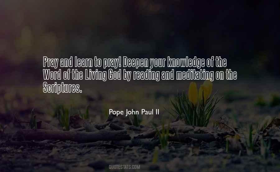 Quotes About Scripture Reading #1591233