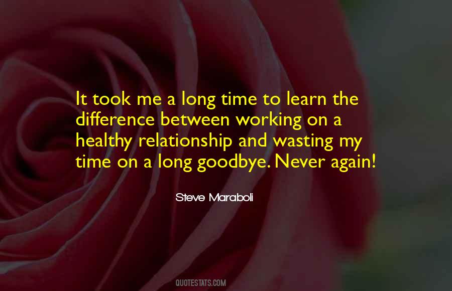 Quotes About Wasting Time On A Relationship #484272