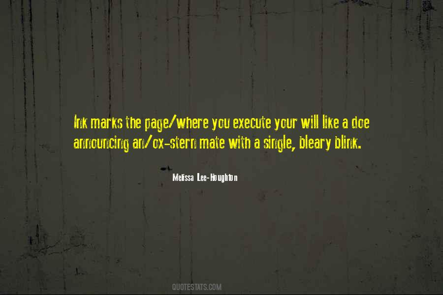 Ink Marks Quotes #467523