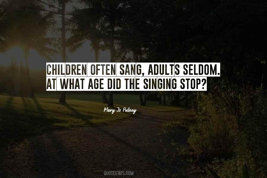 Children Singing Quotes #836299