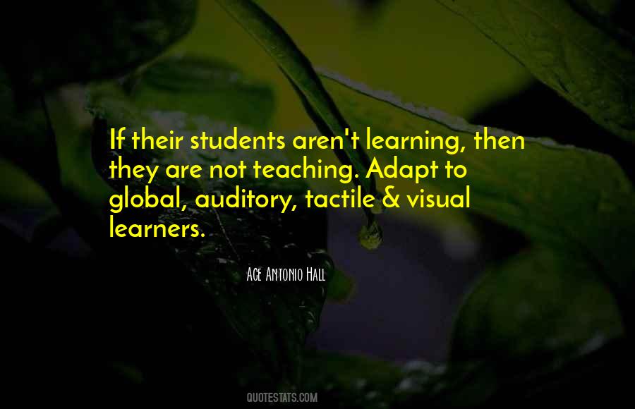 Quotes About Auditory Learners #79547