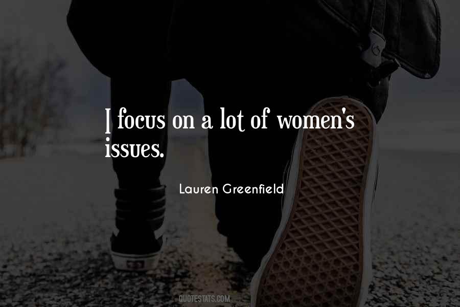 Women S Issues Quotes #1403725