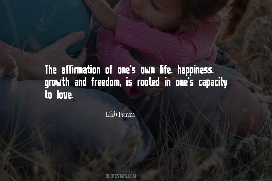 Quotes About Life Affirmation #1015069