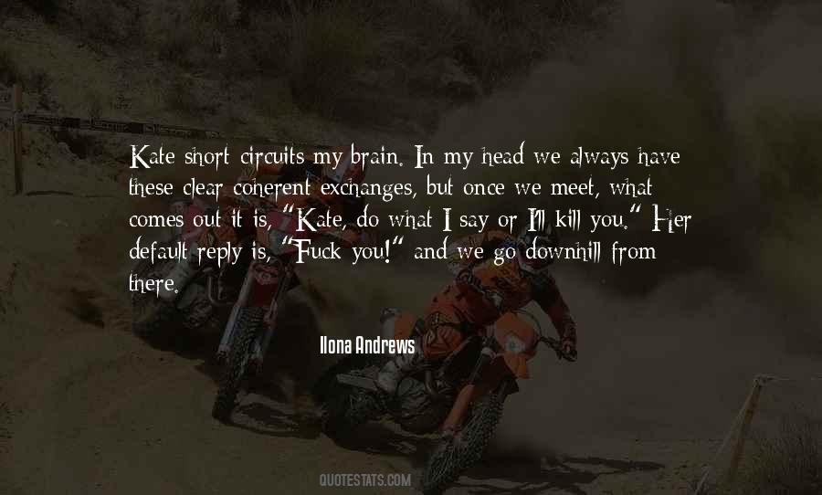 Quotes About Downhill #403091