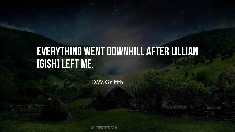 Quotes About Downhill #568877