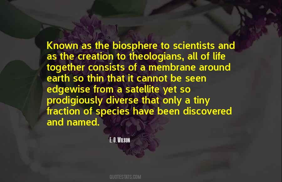 Quotes About Biosphere #1431163