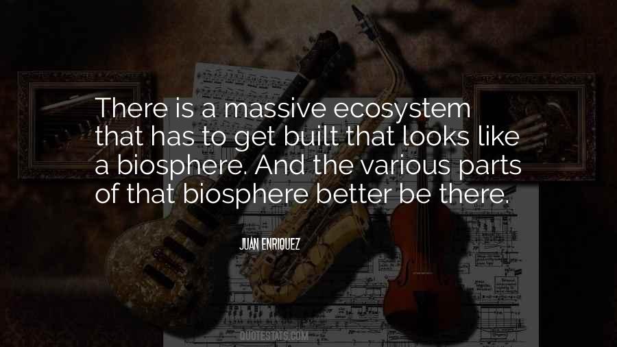Quotes About Biosphere #363950